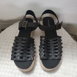 Kelsi Dagger Ladies Black Sandals Size 11
